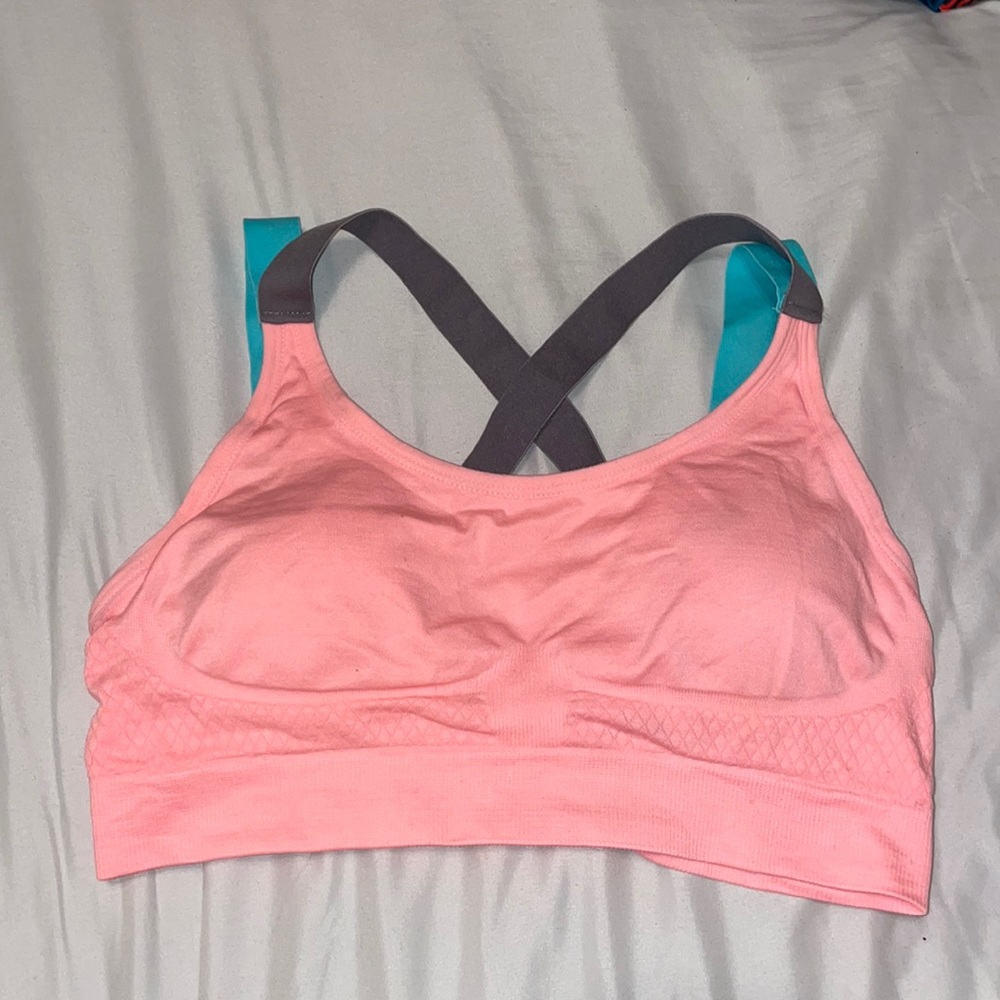 Pink Sports Bra